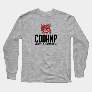 COOHMP Babylon - Come Out Of Her My People - Black Long Sleeve T-Shirt